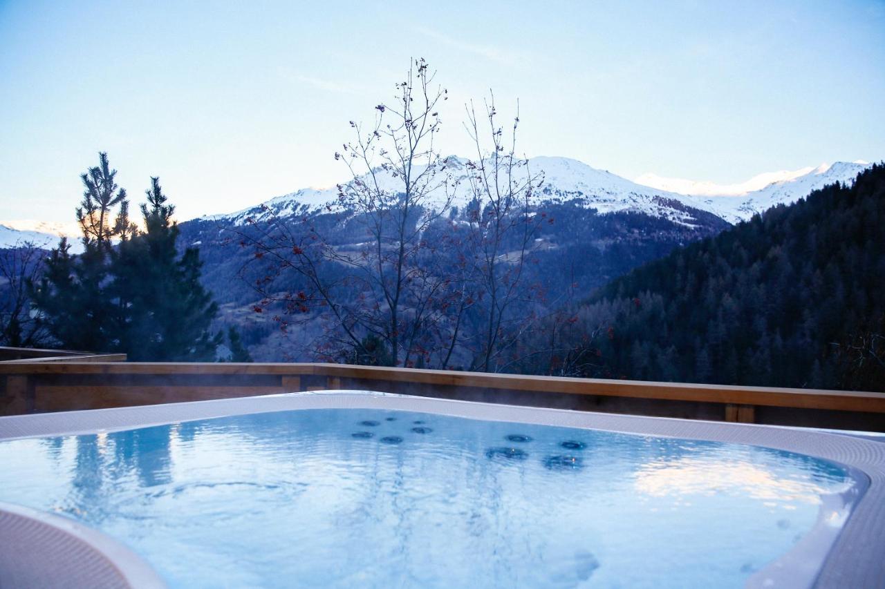 Hotel Alpina - Swiss Ski & Bike Lodge Grimentz Eksteriør billede